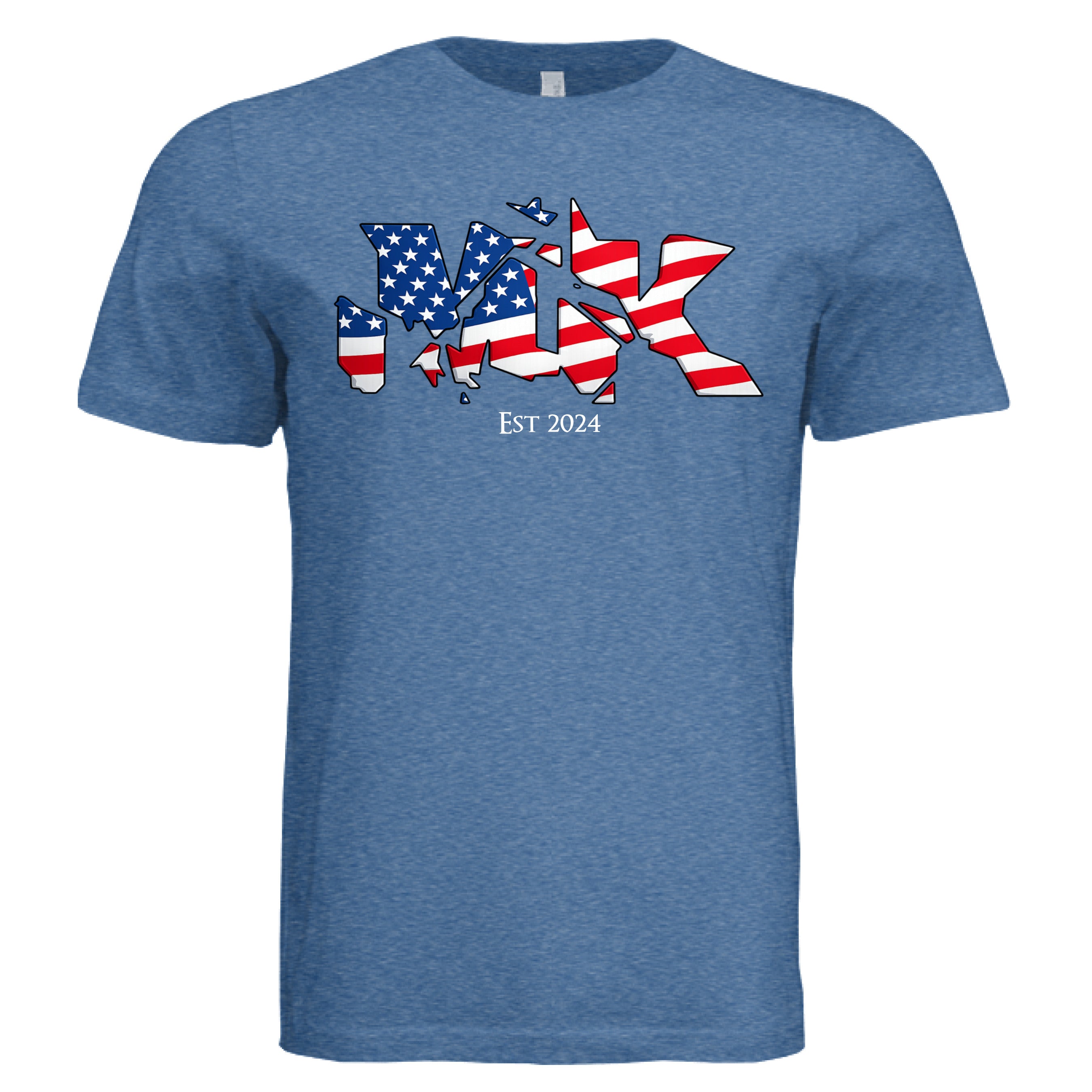 Solid True Royal Triblend - FRONT
